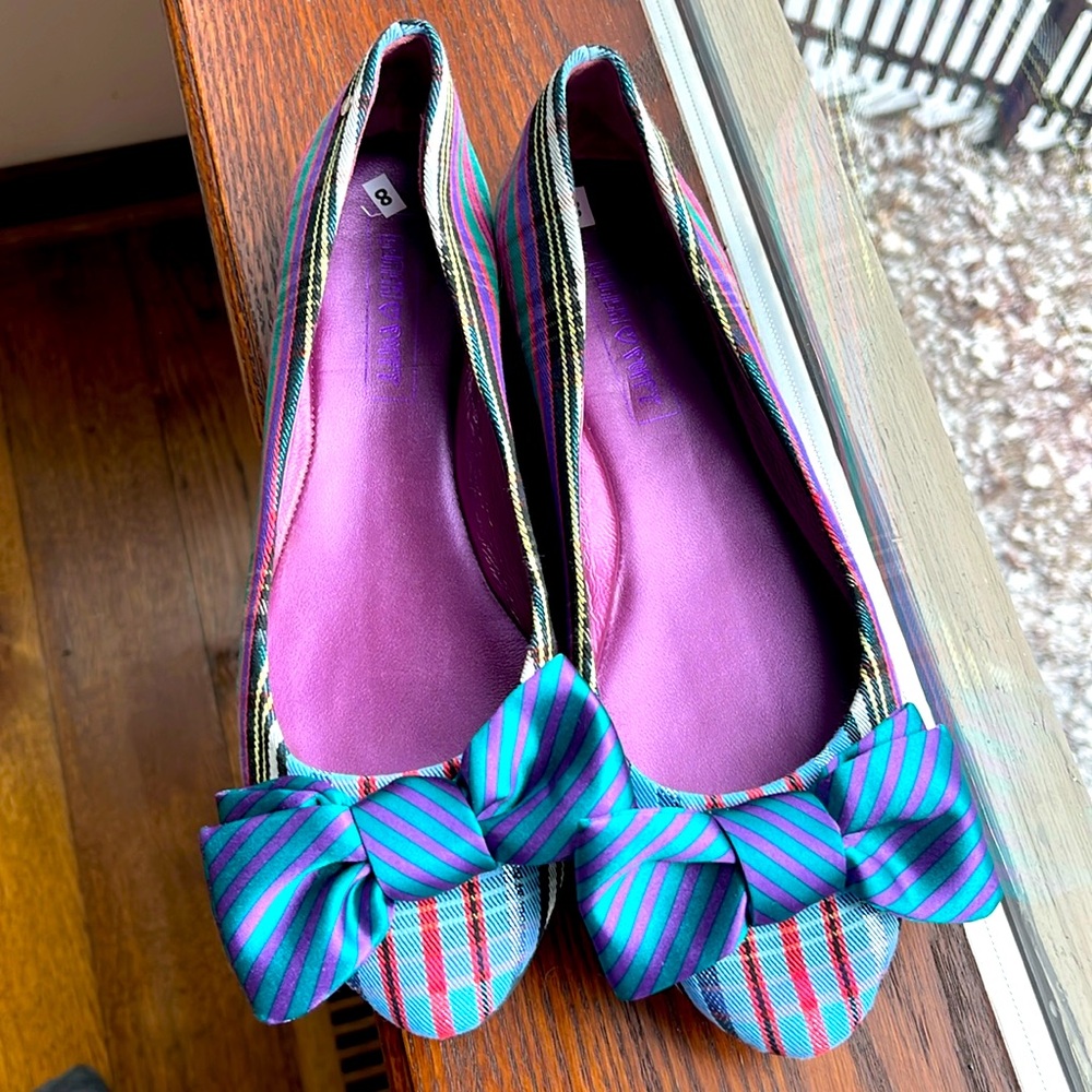 Coach Poppy Cambria Ballet Flats in Tartan Plaid NWT SIZE 8 Women’s shoes